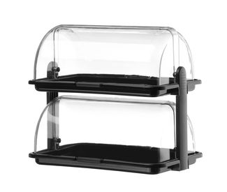 Witrynka Roll top, HENDI, czarny, 380x260x(H)355mm, Prostokątny 2