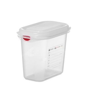 GN 1/9 container, polypropylene, HENDI, GN 1/9, 1,5L, Transparent, 176x108x(H)150mm, Rectangular 1