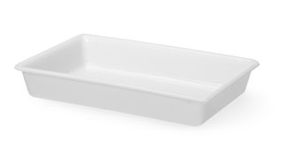 Płaski pojemnik do panierowania, HENDI, 8L, biały, 480x330x(H)80mm, Prostokątny