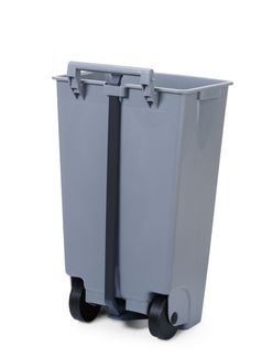 Trash container, HENDI, 120L, Light grey, 510x425x(H)875mm