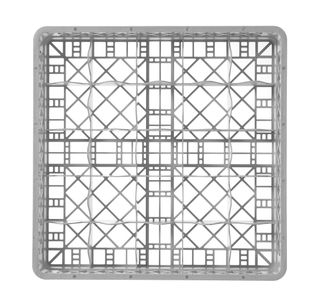 Kosz do szkła 500×500 mm, HENDI, 25 przegródek – 90x90 mm, 500x500x(H)104mm