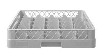 Dishwasher basket for glassware, HENDI, 25 compartments, 500x500x(H)104mm
