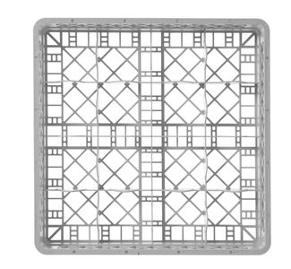 Dishwasher basket for glassware, HENDI, 16 compartments, 500x500x(H)104mm