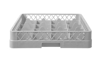 Dishwasher basket for glassware, HENDI, 16 compartments, 500x500x(H)104mm