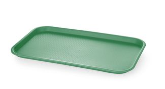 Polipropilén gyorséttermi tálca GN 1/1, AmerBox, GN 1/1, Zöld, 530x325x(H)20mm