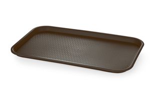 Polipropilén gyorséttermi tálca GN 1/1, AmerBox, GN 1/1, Barna, 530x325x(H)20mm