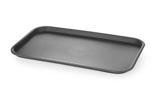 Bandeja para comida rápida de polipropileno GN 1/1, AmerBox, GN 1/1, Negro, 530x325x(H)20mm