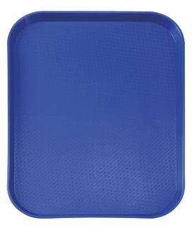 Polypropylene fast food tray, small, AmerBox, Blue, 265x345x(H)20mm