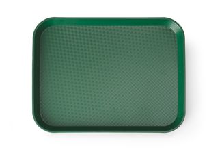 Taca z polipropylenu Fast Food mała, AmerBox, zielony, 265x345x(H)20mm