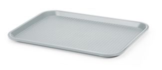 Vidutinis polipropileno padėklas Fast Food, AmerBox, Šviesiai pilkas, 305x415x(H)20mm 1