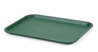 Taca z polipropylenu Fast Food średnia, AmerBox, zielony, 305x415x(H)20mm