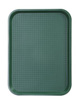 Polypropylene fast food tray, medium, AmerBox, Green, 305x415x(H)20mm