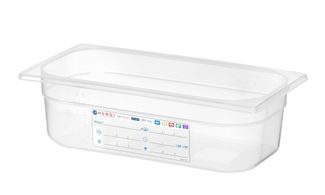 Cubeta Gastronorm 1/3, HENDI, GN 1/3, 4L, Transparente, 325x176x(H)100mm 2