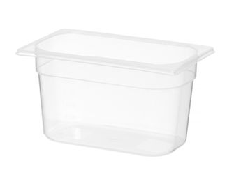 Container GN 1/4 polypropylene, HENDI, Profi Line, GN 1/4, 4L, Transparent, 265x162x(H)150mm