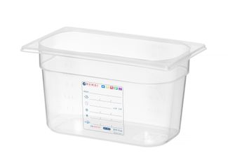 Kontejner GN 1/4 HACCP, HENDI, GN 1/4, 3,5L, Průhledná, 265x162x(H)150mm 2