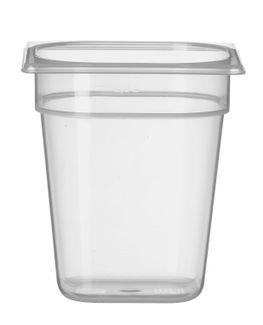 Pojemnik GN 1/6 z polipropylenu, HENDI, Profi Line, GN 1/6, 2,5L, transparentny, 176x162x(H)200mm