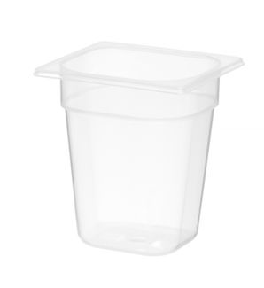 Gastronorm-Behälter 1/6, HENDI, Profi Line, GN 1/6, 2,5L, Transparent, 176x162x(H)200mm