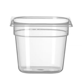 Pojemnik GN 1/6 z polipropylenu, HENDI, Profi Line, GN 1/6, 2L, transparentny, 176x162x(H)150mm