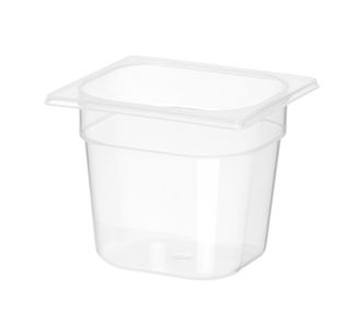 Gastronorm-Behälter 1/6, HENDI, Profi Line, GN 1/6, 2L, Transparent, 176x162x(H)150mm