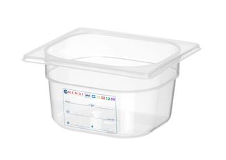 Pojemnik GN 1/6 HACCP, HENDI, GN 1/6, 1,6L, transparentny, 176x162x(H)100mm 2