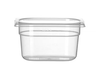 Pojemnik GN 1/9 z polipropylenu, HENDI, Profi Line, 1,0, GN 1/9, 0,75L, transparentny, 176x108x(H)100mm