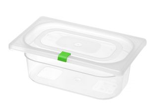 Polypropylenové klipy HACCP pro kontejnery GN, HENDI, Zelená, 12 ks 2