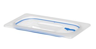 Lid for GN containers made of polypropylene, with seal, HENDI, GN 1/4, Transparent, 265x162mm 1