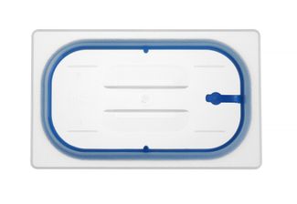 Lid for GN containers made of polypropylene, with seal, HENDI, GN 1/4, Transparent, 265x162mm 2