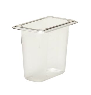 Camwear GN 1/9 polycarbonate container., Cambro, GN 1/9, 1,4L, Transparent, 108x176x(H)150mm 1