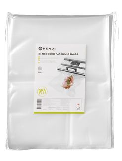 Embossed vacuum bags, 100 pcs, HENDI, 100 pcs., 300x400mm