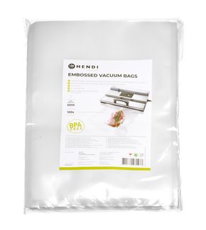 Embossed vacuum bags, 100 pcs, HENDI, 100 pcs., 250x350mm