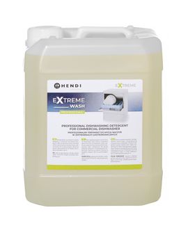 Extreme Wash Profesionálny umývací prostriedok na umývanie nádob v gastronomických umývačkách riadu, HENDI, 10 l