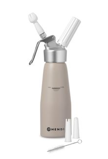 Syfon do bitej śmietany, HENDI, 0,5L, Taupe, ⌀80x(H)260mm