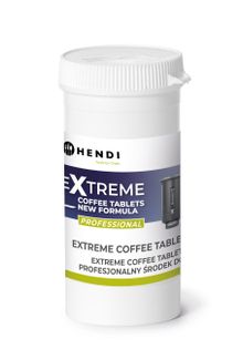 Naujos formulės Extreme Coffee tablets, profesionalus kavos mašinų valymo agentas, HENDI, 25 tabletės
