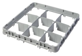 Korvide jätk full drop 500 x 500 mm, hall, nudel E1, Cambro, Helehall, 499x499x(H)51mm 1