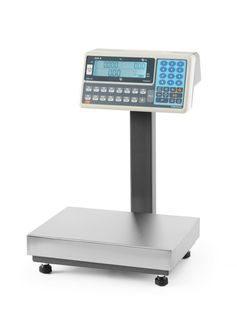 LCD platformos svarstyklės su stovu ir legalizacija, 60 kg, TEM, 342x386x(H)499mm