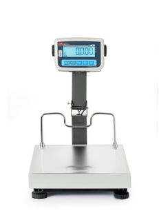 Váha s platformou LCD so skladacím stĺpikom a legalizáciou, rad EKO+, 60 kg, TEM, 350x400x(H)522mm