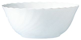 Trianon salad bowl, Arcoroc, 2,4L, White, ⌀240x(H)98mm 1