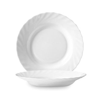 Trianon soup plate, Arcoroc, Trianon, ø225 mm, White, ⌀225x(H)35mm 1