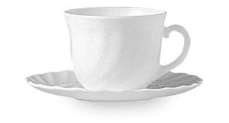 Filiżanka Trianon, Arcoroc, 280 ml, 0,28L, biały, ⌀94x(H)72mm