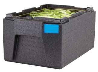 Termoizolačná nádoba Cam GoBox zvrchu plniteľná, GN 1/1, 46 l, Cambro, Čierna, 680x400x(H)321mm