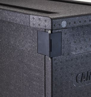 Professional grade insulated carrier Cam GoBox, front-loaded, 86 L, GN 1/1., Cambro, GN 1/1, 86L, Black, 640x440x(H)625mm 2