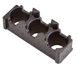 Modulární držák nápojů pro termoizolační box EPPBEVBKST110, Cambro, pro šálky od 0,35 do 0,7 litru s průměrem dna Ø71 mm a Ø89 mm, Černá, 114x325x(H)125mm