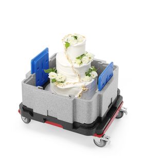 Multifunctional Cam GoBox insulated container, Cambro, Light grey, 641x641x(H)754mm 4