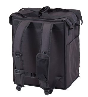 Insulated, foldable backpack with removable compartment., Cambro, capacity: approx. 40 L, Black, 355x280x(H)430mm 2