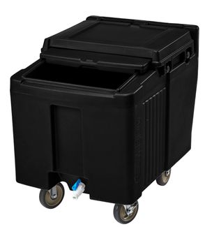 Ice trolley ICS125L Sliding Lid, Cambro, 125L, Black 1