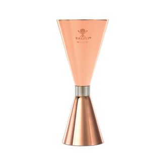 Miarka barmańska Slim Style, 2 oz., miedziana ze stalową obwódką, Barfly, miedziany