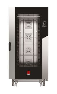 Konvekcinė garų krosnelė „Millennial Black Mask Bakery“, 16 × 600 × 400 mm – su elektroniniu valdymu, elektrinė, Tecnoeka, 400V/31000W, 930x1035x(H)1900mm