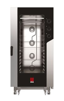 Konvekcinė garų krosnelė „Millennial Smart Bakery“, 16 × 600 × 400 mm – su elektromechaniniu valdymu, elektrinė, Tecnoeka, 400V/31000W, 930x1035x(H)1900mm