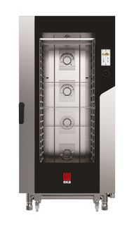 Konvektomat Millennial Touch Screen Gastro s automatickým mycím systémem, 20 × GN 1/1 - elektronicky řízený, elektrický, Tecnoeka, 400V/31000W, 930x1035x(H)1900mm
